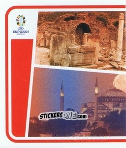 Sticker Turkey Landmark - UEFA Euro 2024
 n. TUR-P1 - Topps