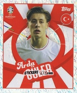 Sticker Arda Güler - UEFA Euro 2024
 n. TUR-PTW - Topps