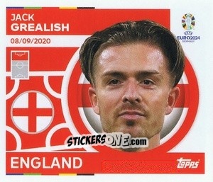 Sticker Jack Grealish - UEFA Euro 2024
 n. ENG19 - Topps