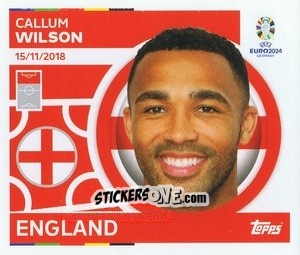 Sticker Callum Wilson - UEFA Euro 2024
 n. ENG21 - Topps