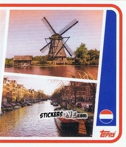 Sticker Netherlands Landmark - UEFA Euro 2024
 n. NED-P2 - Topps