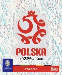 Sticker Emblem - UEFA Euro 2024
 n. POL1 - Topps