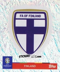 Sticker Emblem - UEFA Euro 2024
 n. FIN1 - Topps