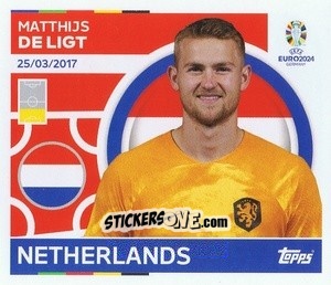 Sticker Matthijs de Ligt - UEFA Euro 2024
 n. NED7 - Topps