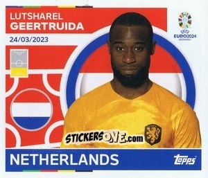 Sticker Lutsharel Geertruida - UEFA Euro 2024
 n. NED9 - Topps