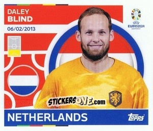 Sticker Daley Blind - UEFA Euro 2024
 n. NED10 - Topps
