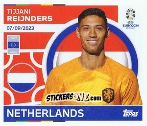 Sticker Tijjani Reijnders - UEFA Euro 2024
 n. NED13 - Topps