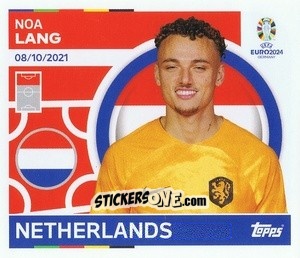 Sticker Noa Lang - UEFA Euro 2024
 n. NED19 - Topps