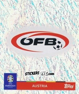 Sticker Emblem - UEFA Euro 2024
 n. AUT1 - Topps