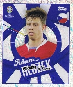 Sticker Adam Hložek - UEFA Euro 2024
 n. CZE-PTW - Topps