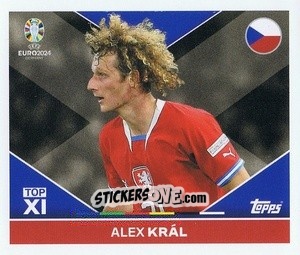 Sticker Alex Král - UEFA Euro 2024
 n. CZE-TOP2 - Topps