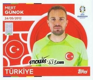Sticker Mert Günok - UEFA Euro 2024
 n. TUR4 - Topps