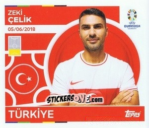 Sticker Zeki Çelik - UEFA Euro 2024
 n. TUR5 - Topps