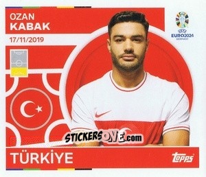 Sticker Ozan Kabak - UEFA Euro 2024
 n. TUR9 - Topps