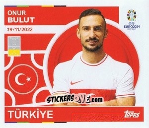 Sticker Onur Bulut - UEFA Euro 2024
 n. TUR10 - Topps