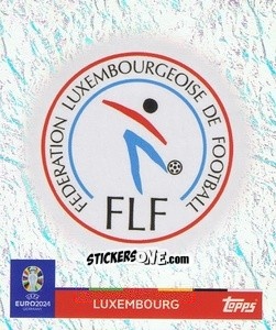 Sticker Emblem - UEFA Euro 2024
 n. LUX1 - Topps