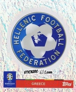 Sticker Emblem - UEFA Euro 2024
 n. GRE1 - Topps