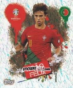 Sticker João Félix - UEFA Euro 2024
 n. POR3 - Topps