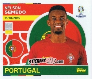 Sticker Nélson Semedo - UEFA Euro 2024
 n. POR5 - Topps