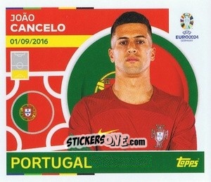 Sticker João Cancelo - UEFA Euro 2024
 n. POR11 - Topps