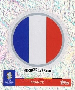 Sticker Emblem - UEFA Euro 2024
 n. FRA1 - Topps