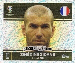 Sticker Zinedine Zidane - UEFA Euro 2024
 n. FRA2 - Topps
