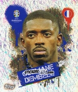 Sticker Ousmane Dembele - UEFA Euro 2024
 n. FRA3 - Topps