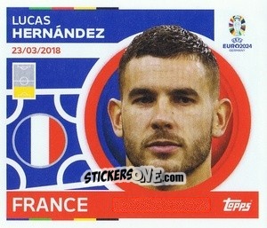 Figurina Lucas Hernandez - UEFA Euro 2024
 n. FRA10 - Topps