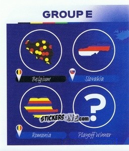 Sticker Overview - UEFA Euro 2024
 n. GE1 - Topps
