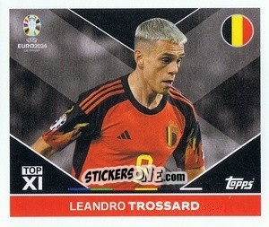 Sticker Leandro Trossard - UEFA Euro 2024
 n. BEL-TOP2 - Topps