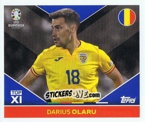 Sticker Darius Olaru - UEFA Euro 2024
 n. ROM-TOP2 - Topps