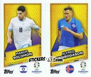 Sticker Manor Solomon / Alfred Finnbogason - UEFA Euro 2024
 n. ISR-ICE-SP - Topps