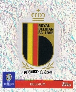 Sticker Emblem - UEFA Euro 2024
 n. BEL1 - Topps
