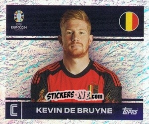 Sticker Kevin De Bruyne - UEFA Euro 2024
 n. BEL2 - Topps