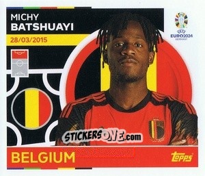 Sticker Michy Batshuayi - UEFA Euro 2024
 n. BEL20 - Topps