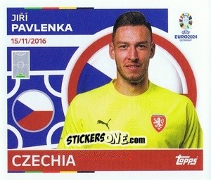 Sticker Jiří Pavlenka - UEFA Euro 2024
 n. CZE4 - Topps