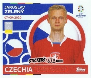 Figurina Jaroslav Zelený - UEFA Euro 2024
 n. CZE8 - Topps