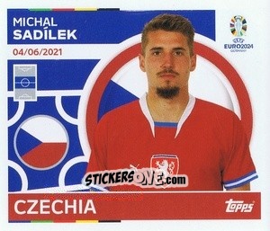 Sticker Michal Sadílek - UEFA Euro 2024
 n. CZE13 - Topps