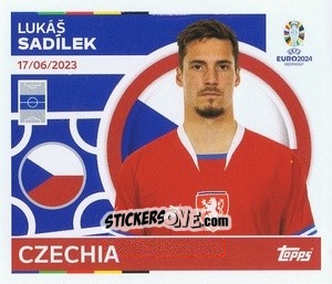 Sticker Lukáš Sadílek - UEFA Euro 2024
 n. CZE15 - Topps