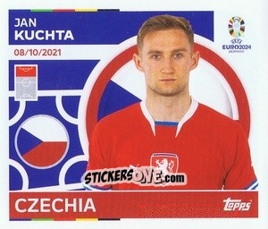 Sticker Jan Kuchta - UEFA Euro 2024
 n. CZE18 - Topps