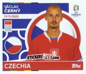 Sticker Václav Černý - UEFA Euro 2024
 n. CZE20 - Topps