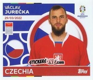 Sticker Václav Jurečka - UEFA Euro 2024
 n. CZE21 - Topps