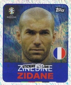 Sticker Zinedine Zidane - UEFA Euro 2024
 n. LEG8 - Topps