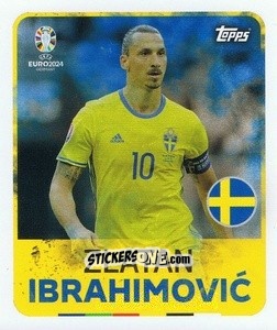 Sticker Zlatan Ibrahimovic - UEFA Euro 2024
 n. LEG10 - Topps