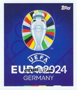 Sticker UEFA Euro 2024 Logo - UEFA Euro 2024
 n. UEFA1 - Topps