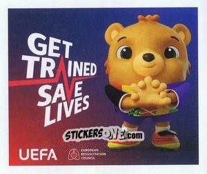 Sticker Corporate Sticker - UEFA Euro 2024
 n. UEFA3 - Topps