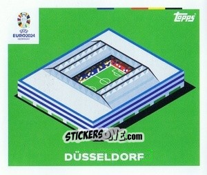 Sticker Düsseldorf - UEFA Euro 2024
 n. EURO4 - Topps