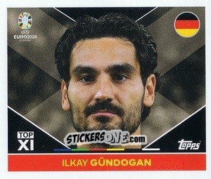 Sticker Ilkay Gündogan - UEFA Euro 2024
 n. GER-TOP2 - Topps