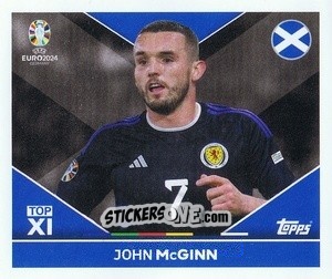 Sticker John McGinn - UEFA Euro 2024
 n. SCO-TOP1 - Topps