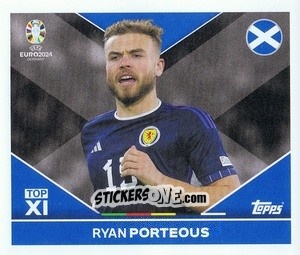 Sticker Ryan Porteous - UEFA Euro 2024
 n. SCO-TOP2 - Topps
